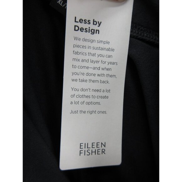 Eileen Fisher Pants XL Wide Leg Straight Ankle Lyocell Pull On NEW - Picture 8 of 11